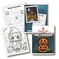 Halloween Coloring & Activity Book
