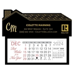 House Shape Easy Stick Calendar