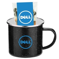 16 oz. Speckled Camping Mug with Snack Pack Filled with Espresso... from ASI...