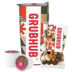 20 oz Vacuum Sealed Straight Wall Tumbler Gift Set