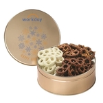 Medium 3 Way Chocolate Pretzel Tin