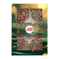 6 Piece Luxury Chocolate Oreo Gift Set with 6 Holiday Nonpareils... from ASI...