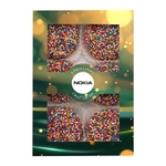 Luxury Chocolate Oreo Gift Sets- Rainbow Nonpareil Sprinkles