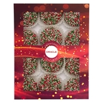 Luxury Chocolate Oreo Gift Sets- Holiday Nonpareil Sprinkles