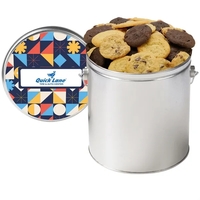 Gallon Gourmet Cookie Tin with 2" Assorted Gourmet Cookies (46)... from ASI...