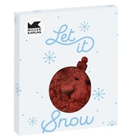 Ornament Holiday Window Box with Gourmet Cookie- Red Velvet