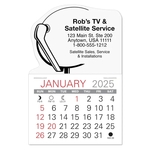 Value Stick Calendar - Satellite Shape