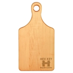 13 1/2" x 7" Maple Paddle Shaped Cutting Board