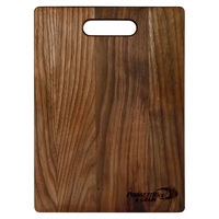 Customizable 13 3/4" x 9 3/4" rectangular walnut cutting board with... from...