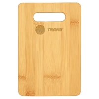 Rectangular 9" x 6" x 1/2" bamboo cutting board with large... from ASI 74601...