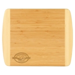 13 1/2"x11 1/2" Bamboo 2-Tone Cutting Board