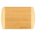 18" x 12" Bamboo 2-Tone Cutting Board