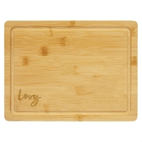 11 1/2" x 8 3/4" Bamboo Cutting Board with Juice Groove... from ASI 74601 Calico