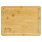 11 1/2" x 8 3/4" Bamboo Cutting Board with Juice Groove