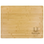 19 3/4" x 15" Bamboo Cutting Board with Juice Groove