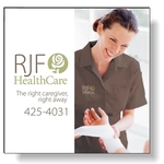 Square Shape Vinyl Top Coated Magnet Full Color Imprint