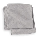 Gray Fleece Winter Scarf
