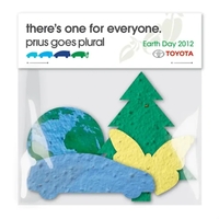 Seed paper shape pack, 6 shapes... from ASI 40646 Bloomin Promotions /...