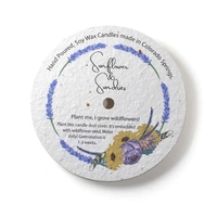 Seed Paper Candle Dust Cover... from ASI 40646 Bloomin Promotions / Bloomin'...