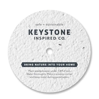 Seed Paper Candle Dust Cover... from ASI 40646 Bloomin Promotions / Bloomin'...