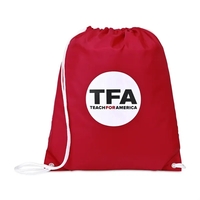 16" recycled cinchpack with spacious main compartment.... from ASI 56070...