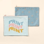 DOLLFACE POUCH - DENIM