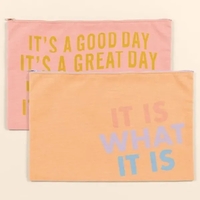 DOTTIE POUCH - COLORED CANVAS