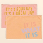 DOTTIE POUCH - COLORED CANVAS