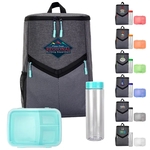 Victory Cooler Backpack Lunch & Drink Set