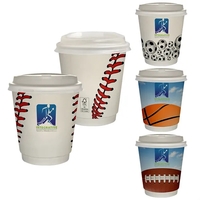 10 oz Full Color Paper Cup With Lid... from ASI 30208 A P Specialties / AP...