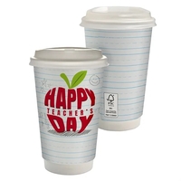 16 oz. Teacher Full Color Paper Cup with Lid... from ASI 30208 A P...
