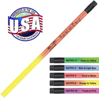 Pencil, made of 30% post consumer products, sports mood-heat changing...