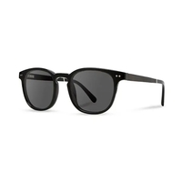 Retro eco-friendly eyewear with a keyhole bridge, polarized lenses, and UV......