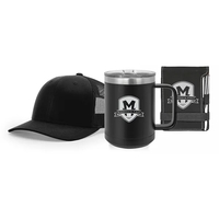 Custom Welcome Kit includes trucker hat with embroidery, polar camel...