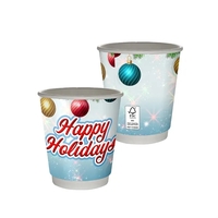 10 oz. Holiday Full Color Insulated Paper Cup... from ASI 30208 A P...