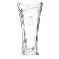 This beautifully sculpted Crystalline vases is elegantly shaped to reflect...