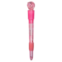 Light-up ballpoint pen with miniature pig topper.... from ASI 34415 Alpi...