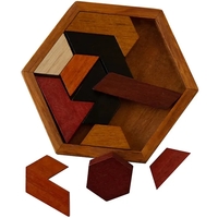 Wooden hexagon puzzle.... from ASI 34415 Alpi International LTD