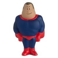2.5" x 4.25" super hero shaped stress reliever.... from ASI 34415 Alpi...