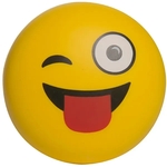 Wink Emoji Disc Stress Reliever