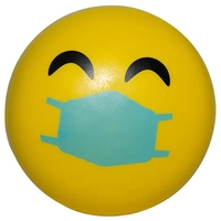 Happy PPE Emoji Disc Stress Reliever