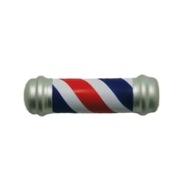 4.25" x 1.25" barber pole shaped stress reliever made of polyurethane... from...