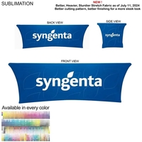 Sublimated 8' Stretch Fit Table Throw