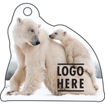 Full Color Acrylic Ornaments - Polar Bear w/ Cub
