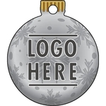 Full Color Acrylic Ornaments - Bulb 2 - Silver