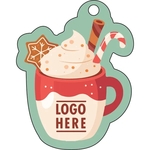 Full Color Acrylic Ornaments - Tan Cup