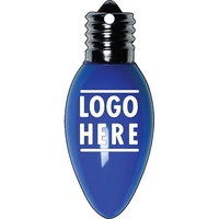 Full Color Acrylic Ornaments - Light Bulb 1 - Blue