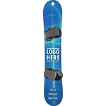 Full Color Acrylic Ornaments - Single Snowboard