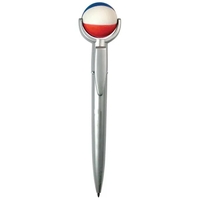 Ballpoint pen with squeezable beach ball topper.... from ASI 34415 Alpi...