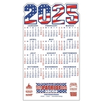 3.84" x 6.6" Flag Calendar Magnet